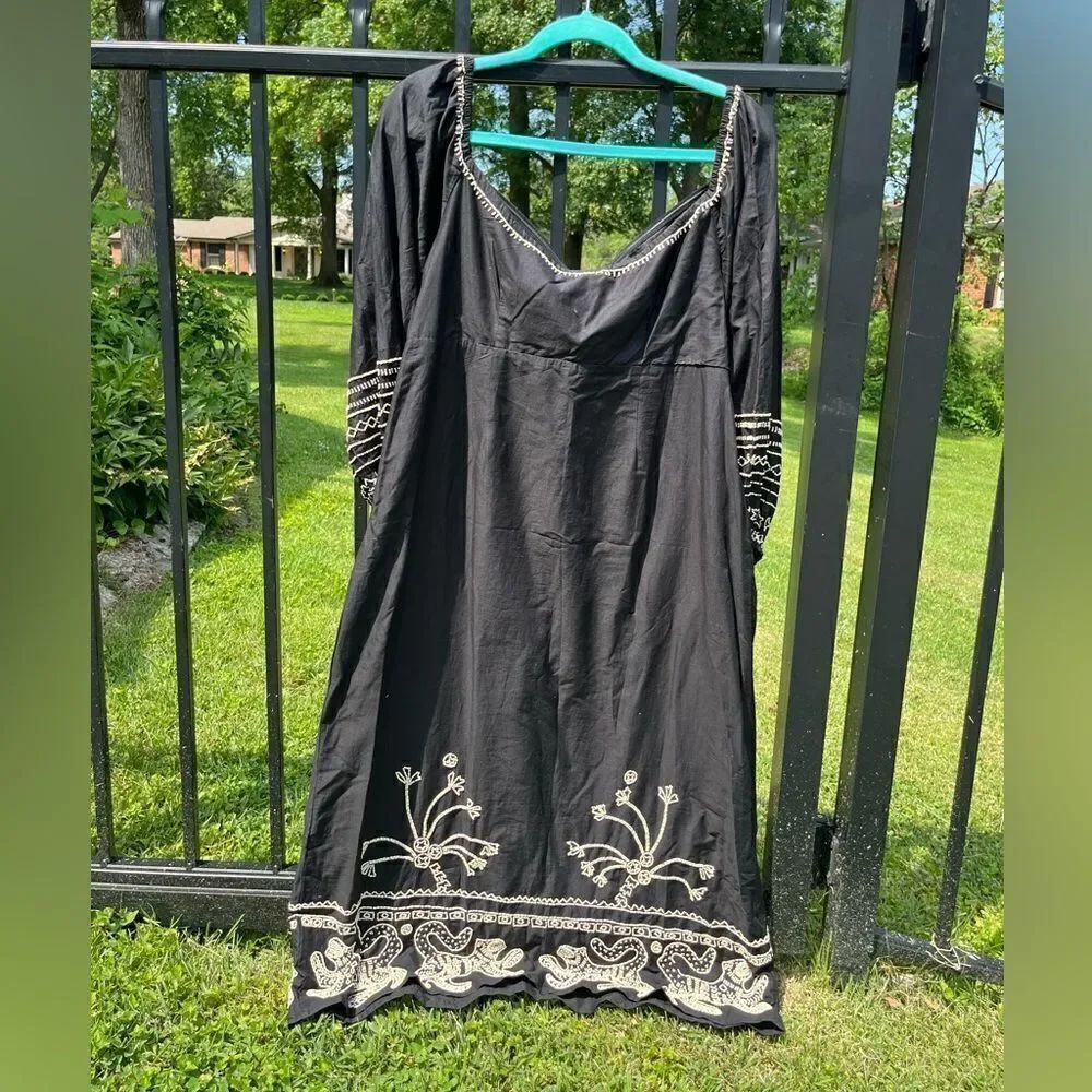 FARM Rio Sweetheart Cutout Beaded Midi Dress NWT - Picture 10 of 12
